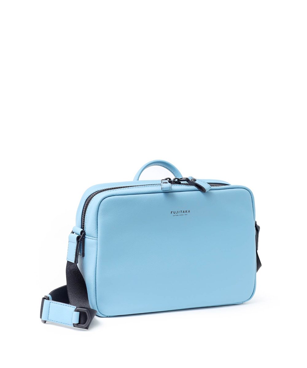 フジタカ ロカス ハンドル付きレザーショルダーバッグ B5