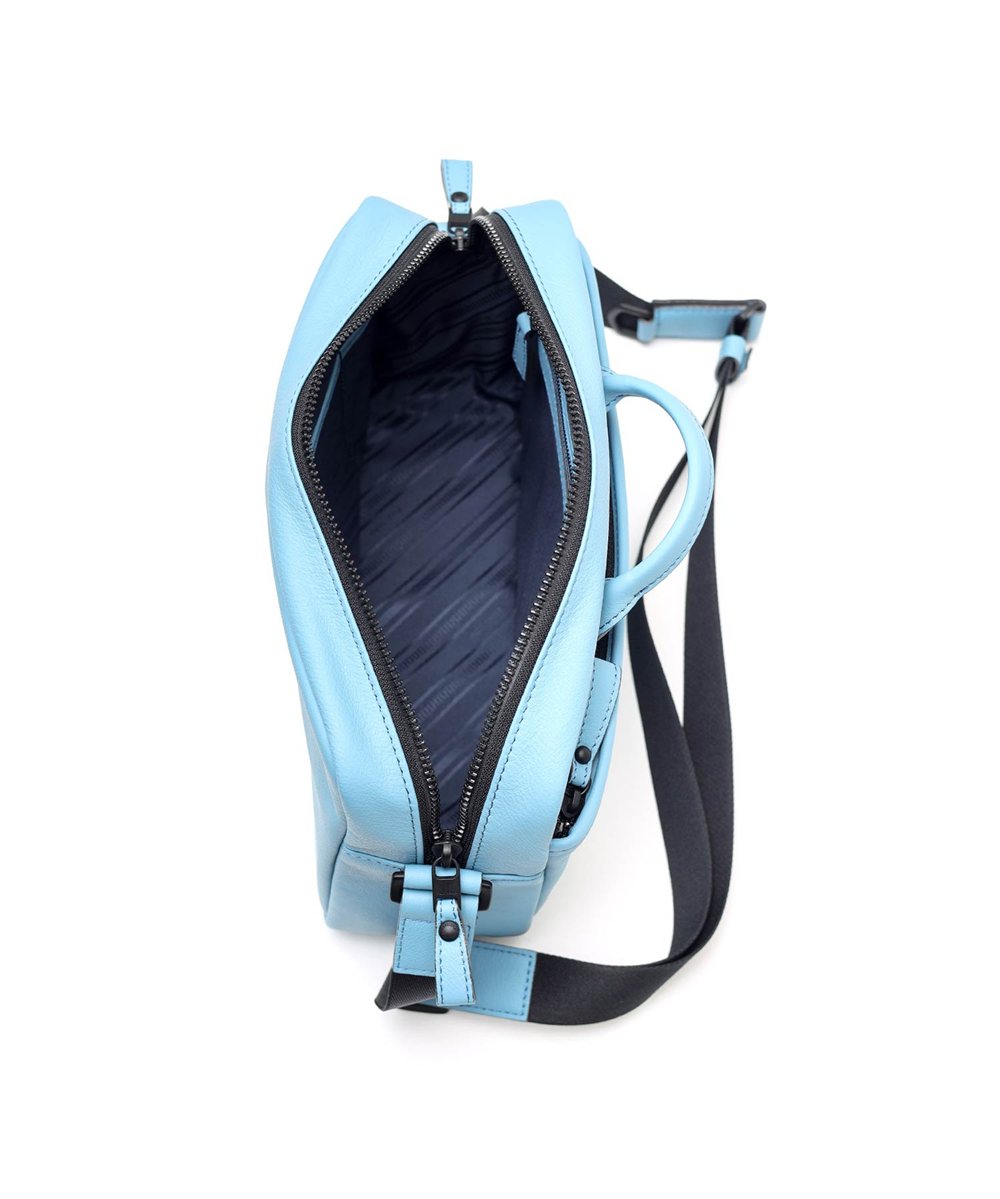 フジタカ ロカス ハンドル付きレザーショルダーバッグ B5