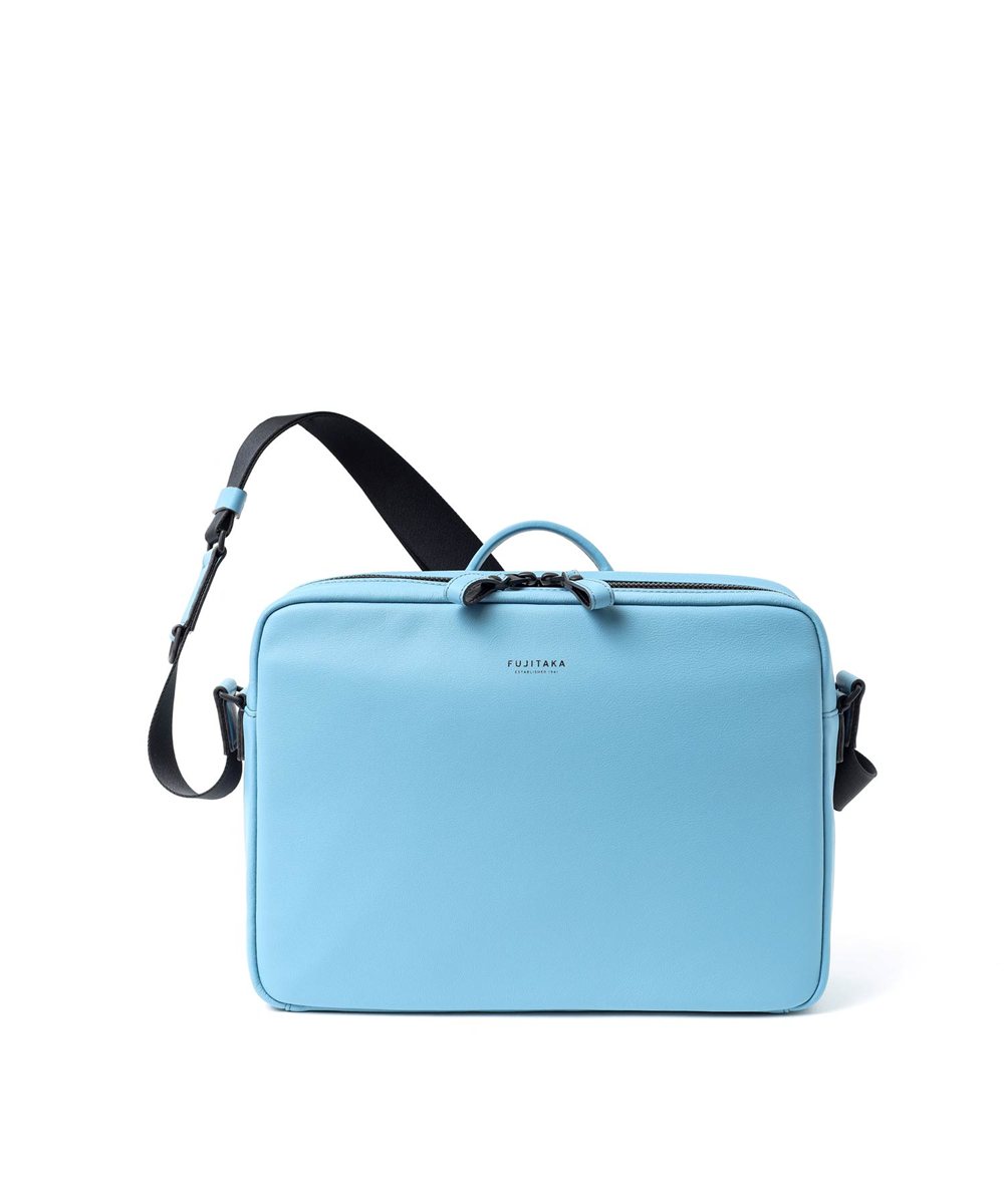フジタカ ロカス ハンドル付きレザーショルダーバッグ A4