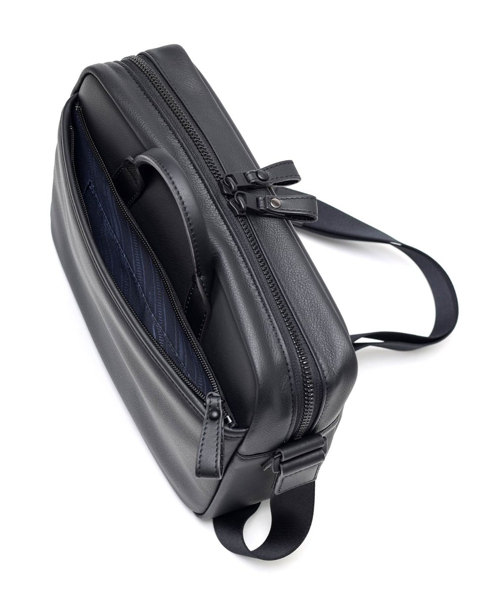 フジタカ ロカス ハンドル付きレザーショルダーバッグ A4