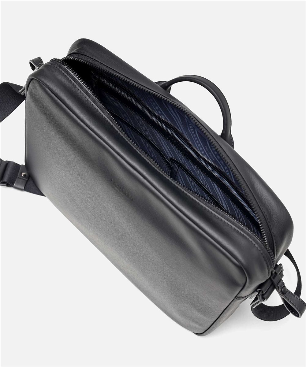 フジタカ ロカス ハンドル付きレザーショルダーバッグ A4