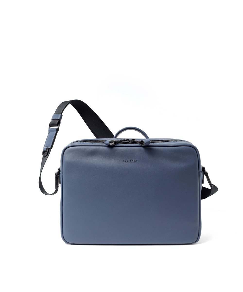 フジタカ ロカス ハンドル付きレザーショルダーバッグ A4