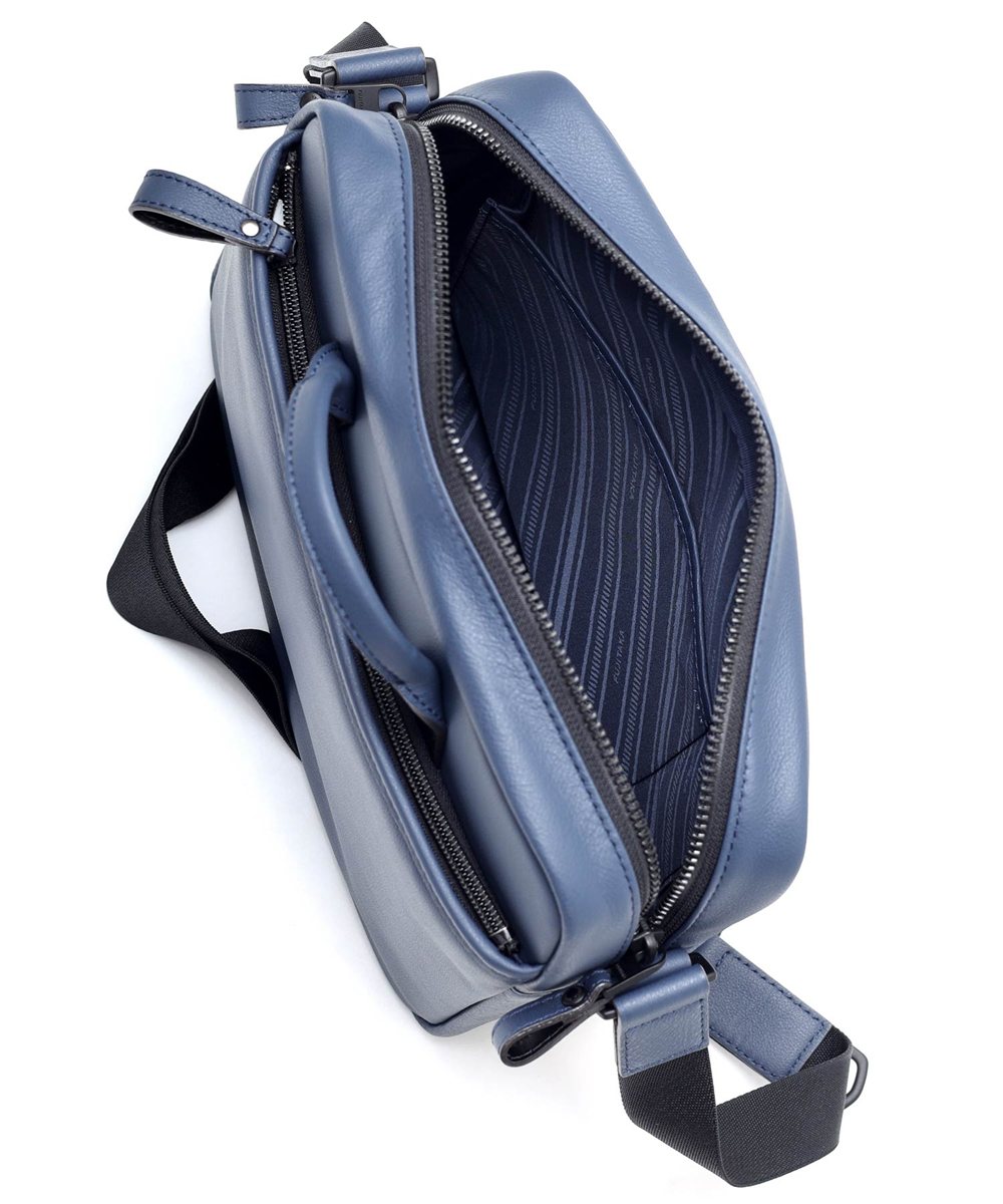 フジタカ ロカス ハンドル付きレザーショルダーバッグ A4