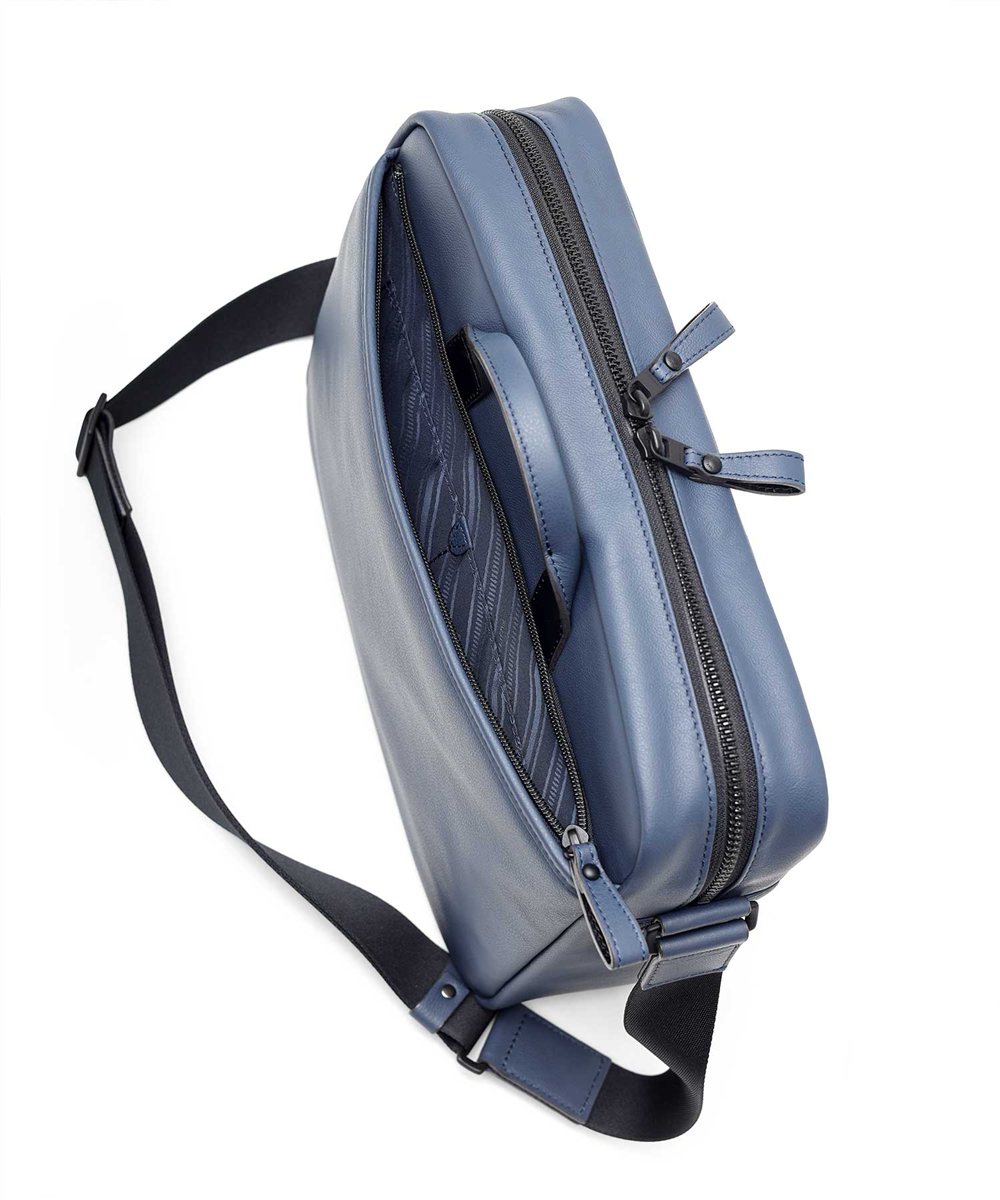 フジタカ ロカス ハンドル付きレザーショルダーバッグ A4