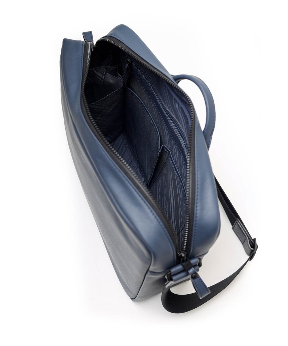 フジタカ ロカス ハンドル付きレザーショルダーバッグ A4