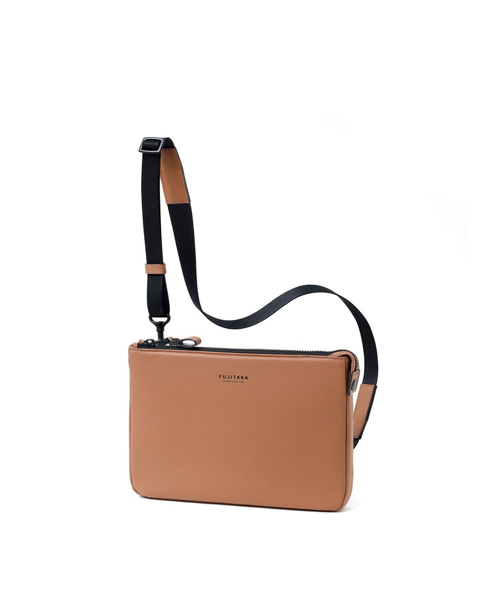 フジタカ ロカス レザーショルダーバッグ