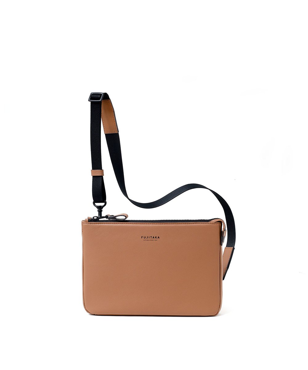 フジタカ ロカス レザーショルダーバッグ