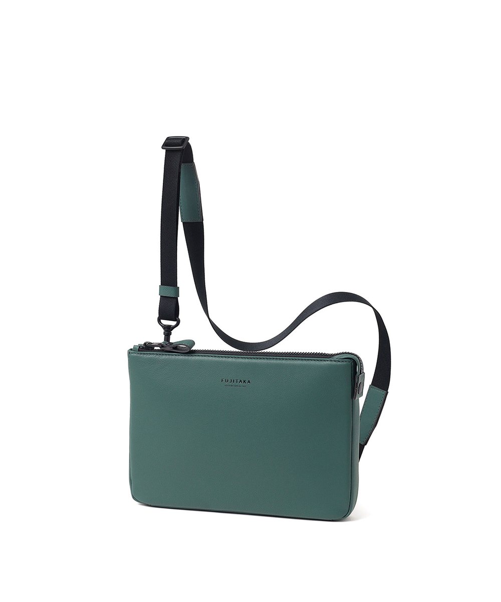 フジタカ ロカス レザーショルダーバッグ