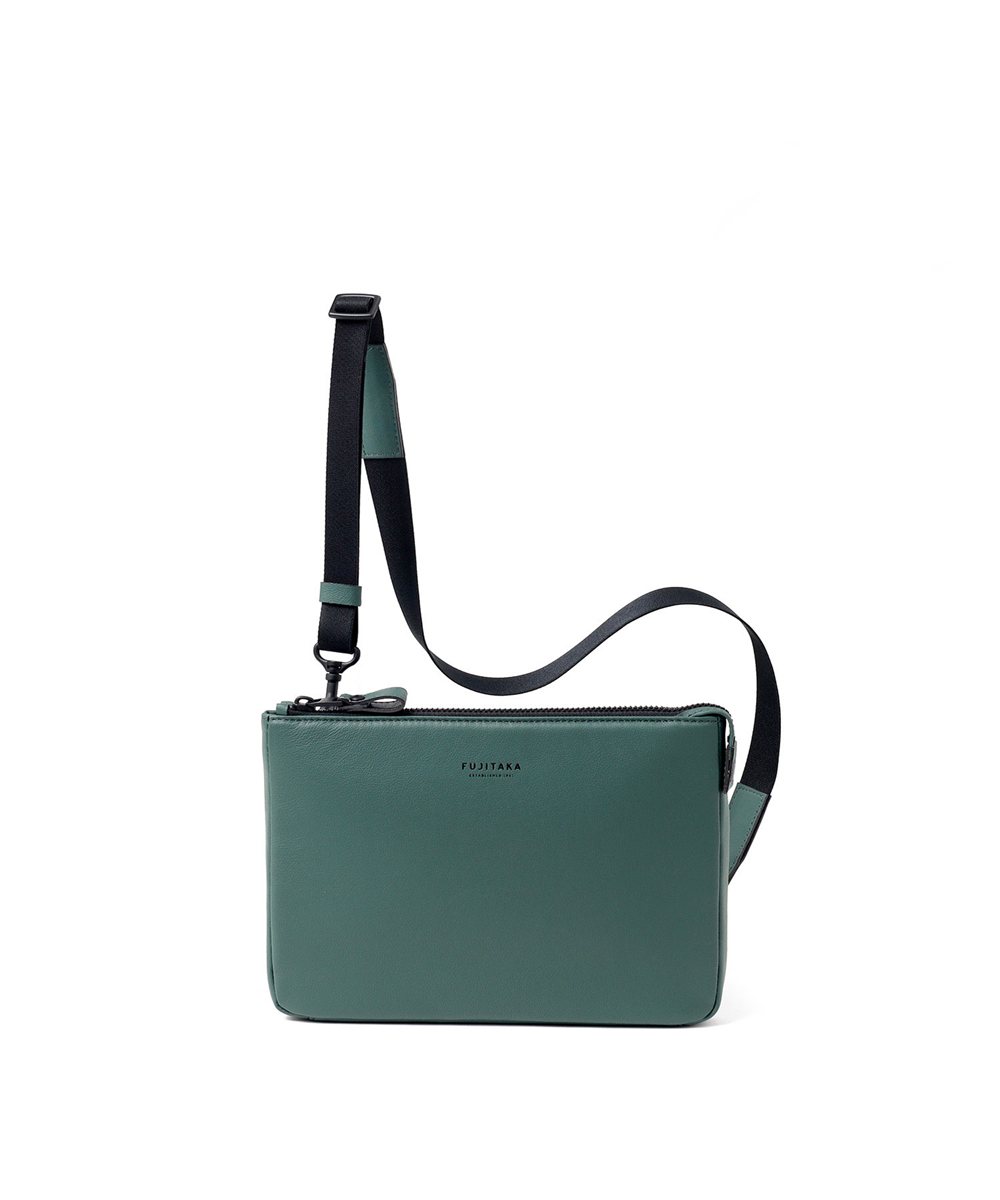 フジタカ ロカス レザーショルダーバッグ