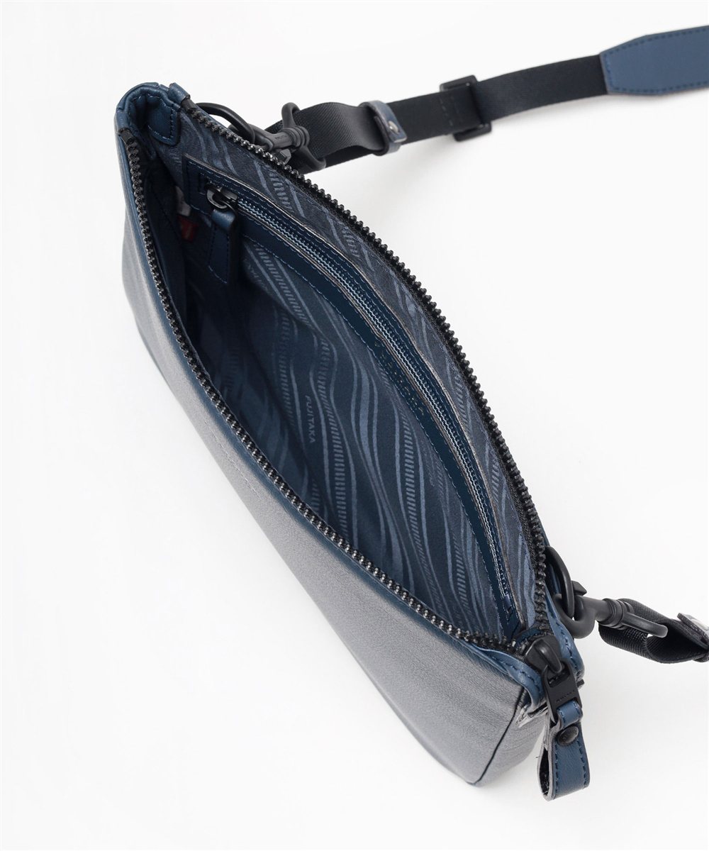 フジタカ ロカス レザーショルダーバッグ