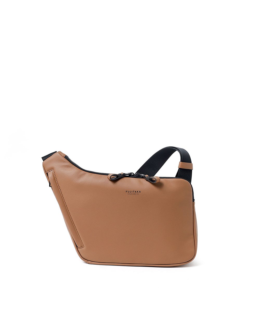 フジタカ ロカス レザーショルダーバッグ