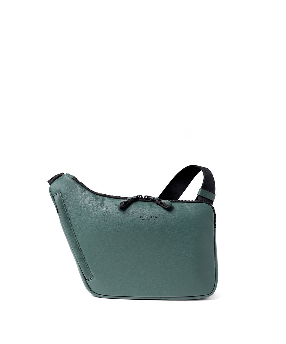 フジタカ ロカス レザーショルダーバッグ