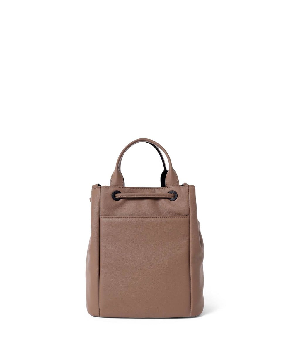 フジタカ ロカス レザー巾着ショルダーバッグ