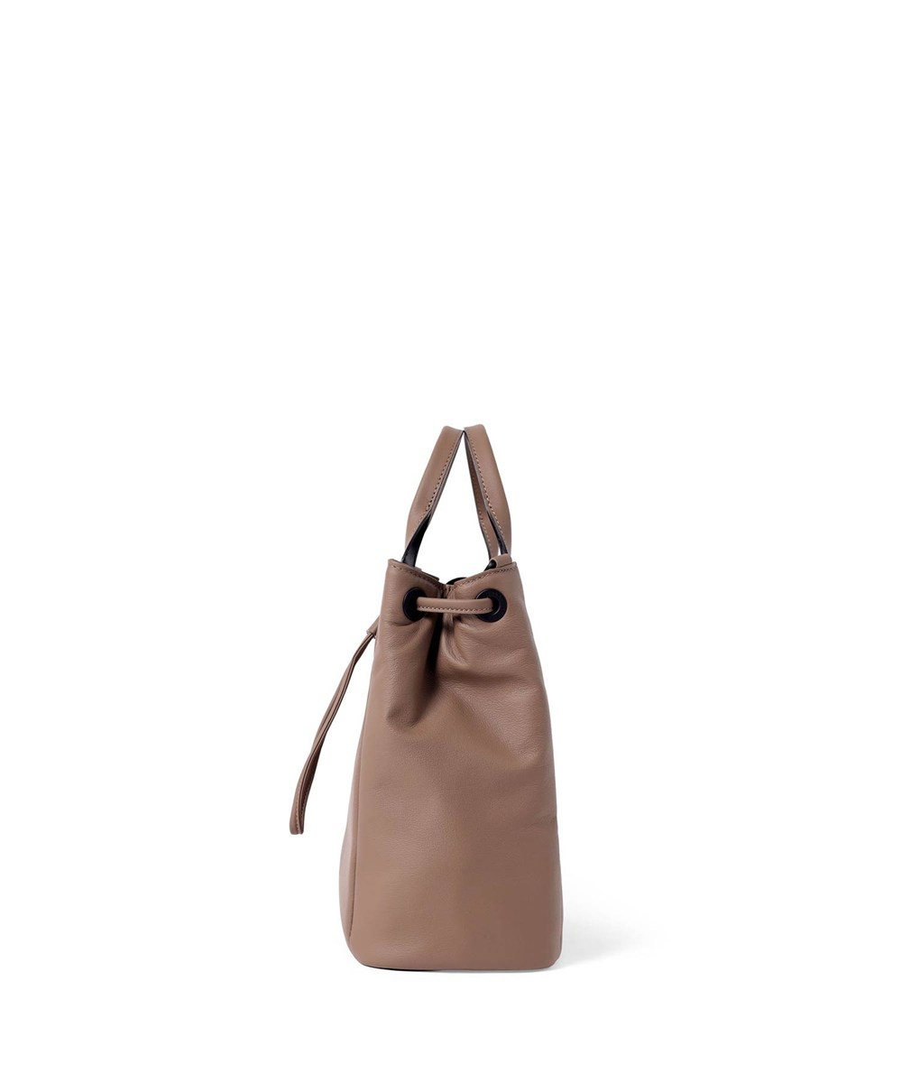 フジタカ ロカス レザー巾着ショルダーバッグ