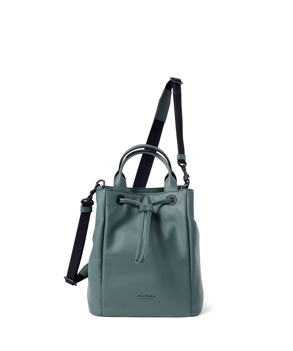 フジタカ ロカス レザー巾着ショルダーバッグ