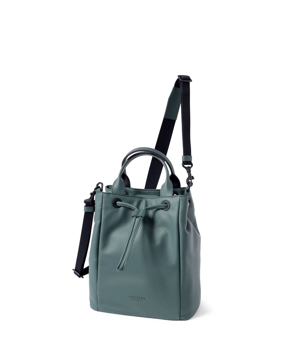 フジタカ ロカス レザー巾着ショルダーバッグ