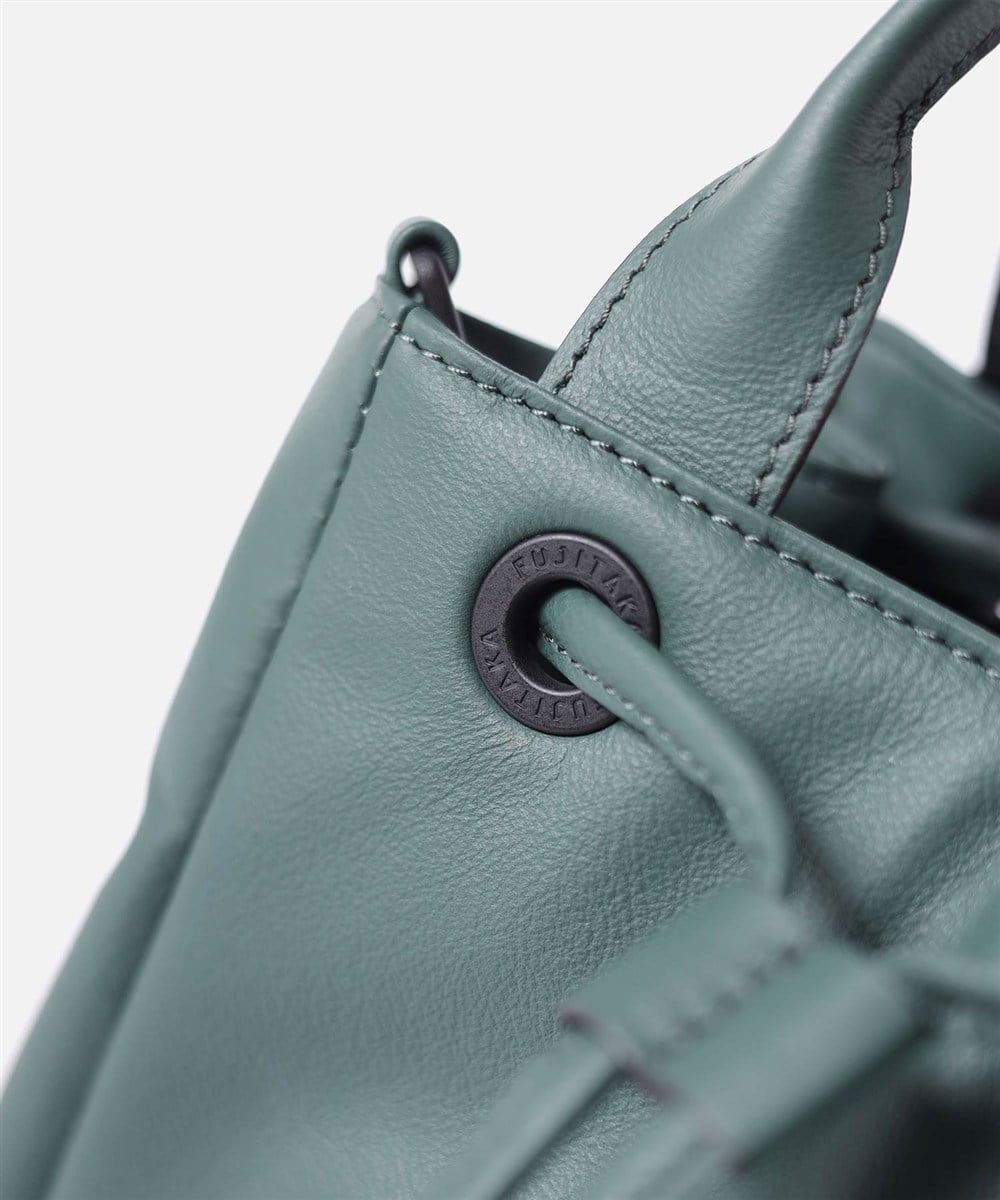 フジタカ ロカス レザー巾着ショルダーバッグ