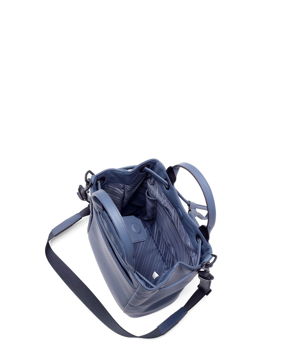 フジタカ ロカス レザー巾着ショルダーバッグ