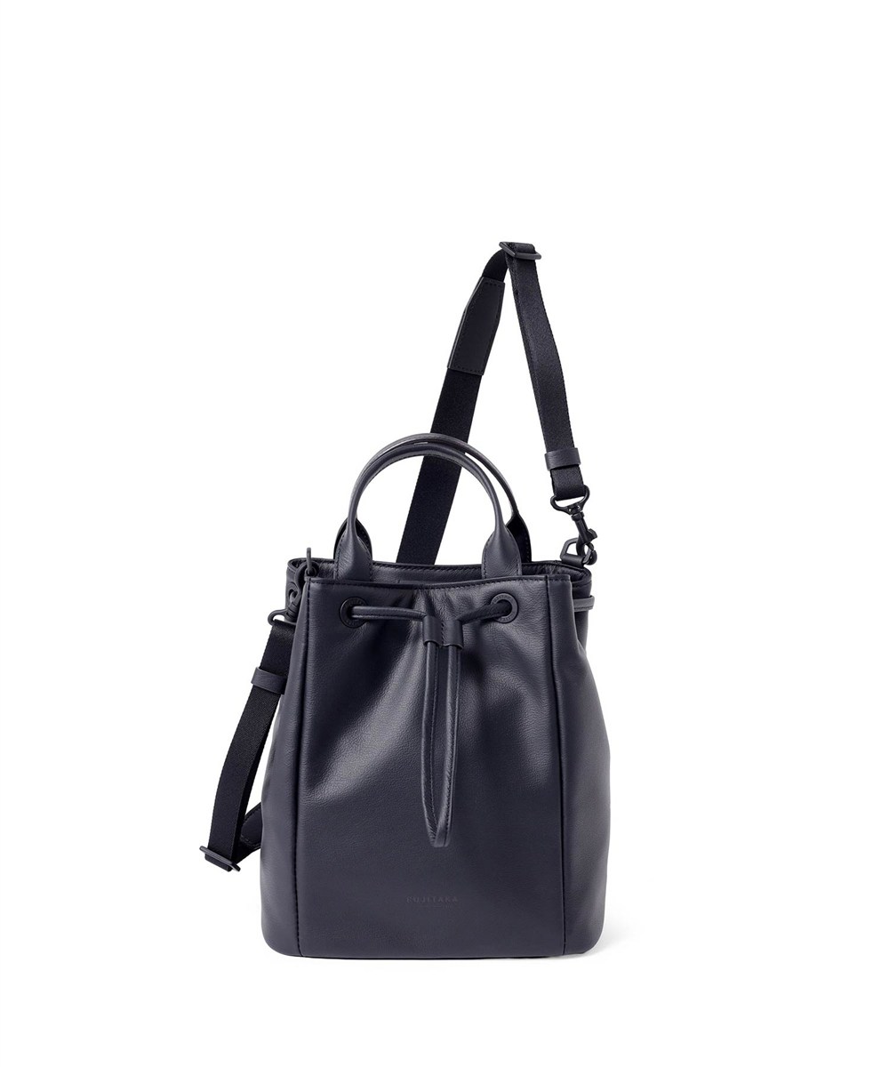 フジタカ ロカス レザー巾着ショルダーバッグ