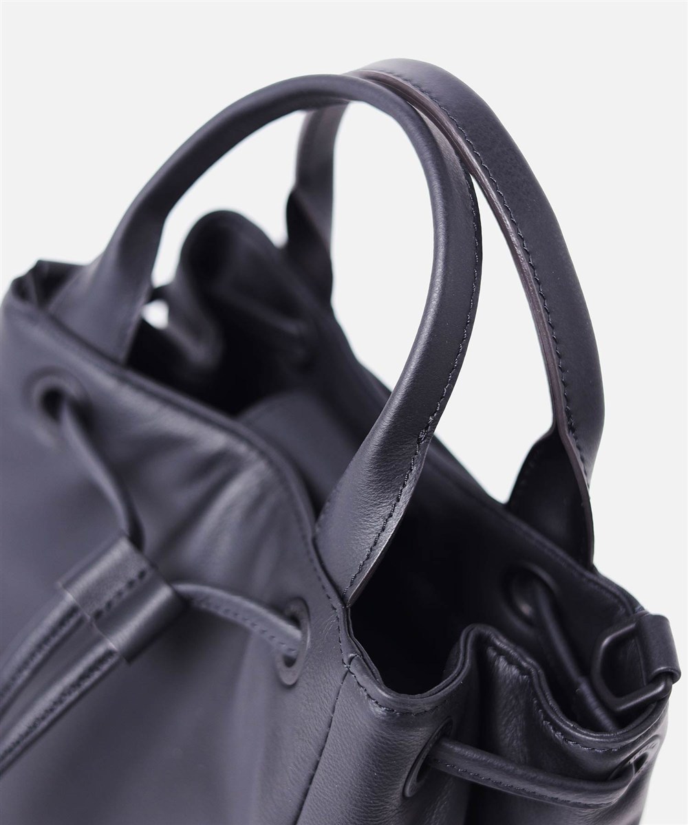 フジタカ ロカス レザー巾着ショルダーバッグ