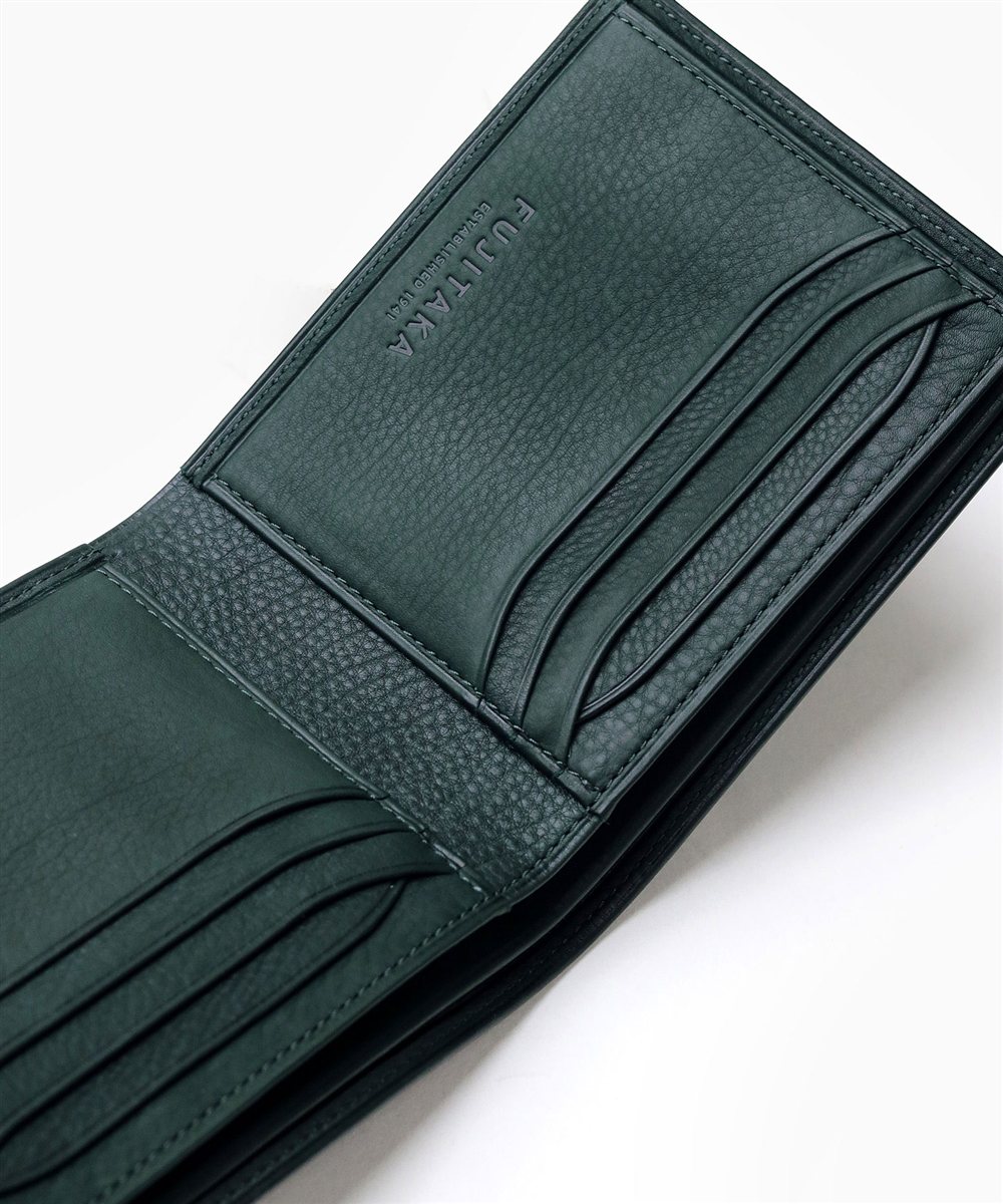 フジタカ スピネル 二つ折り財布 純札 カード段8