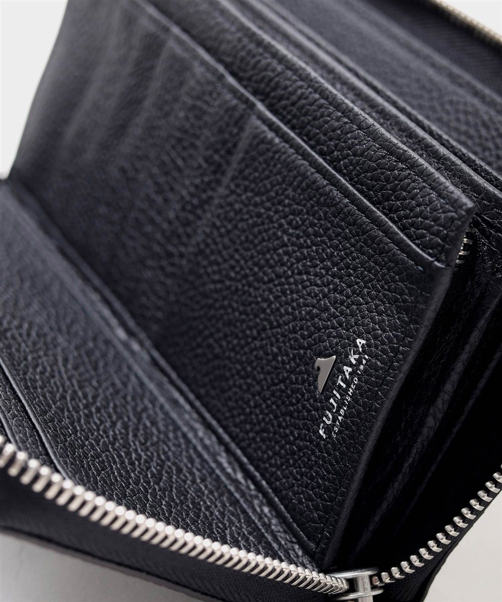 フジタカ トーノ ラウンドファスナー長財布 カード段19