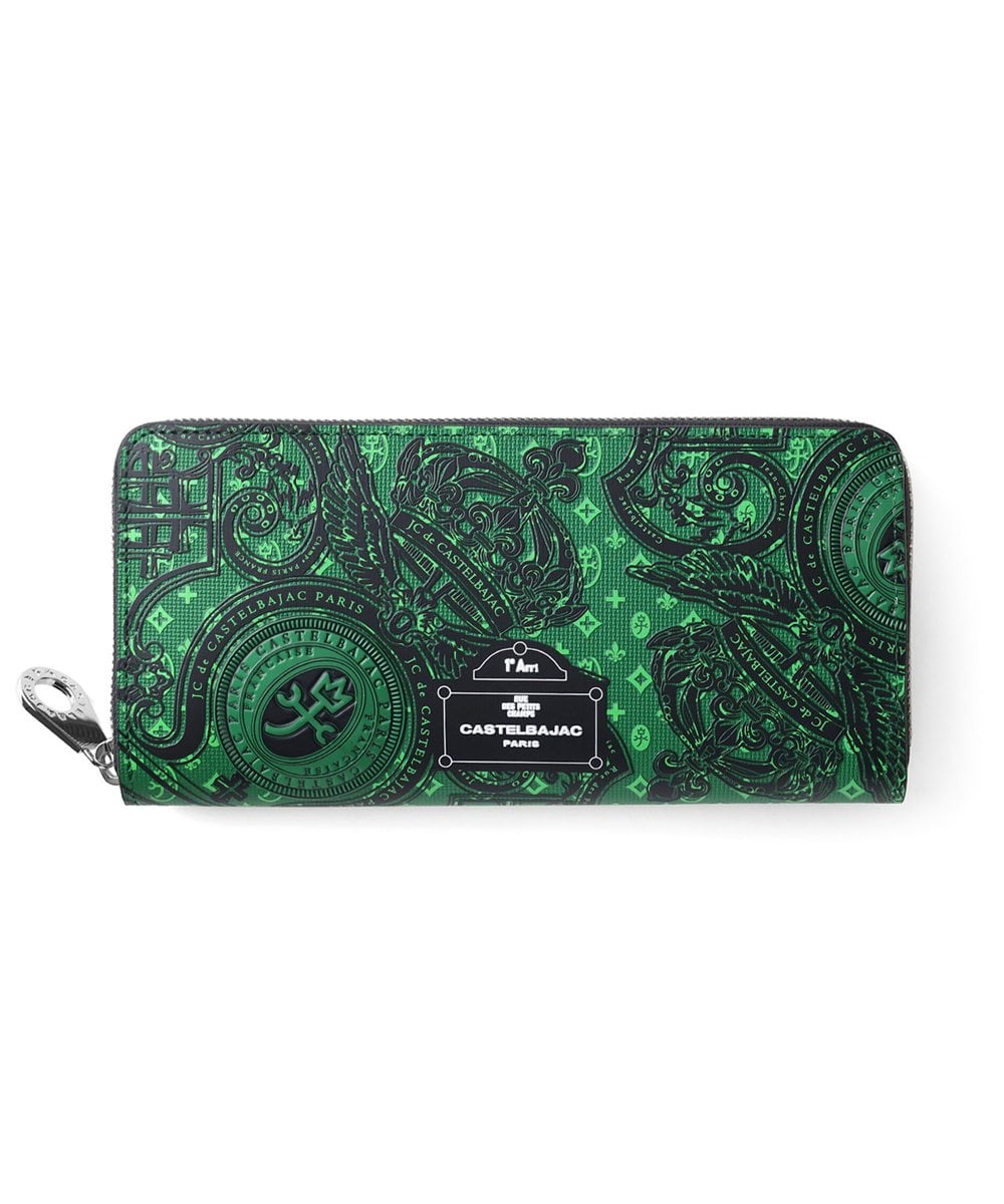 カステルバジャック ヴェルサ ラウンドファスナー長財布 カード段12