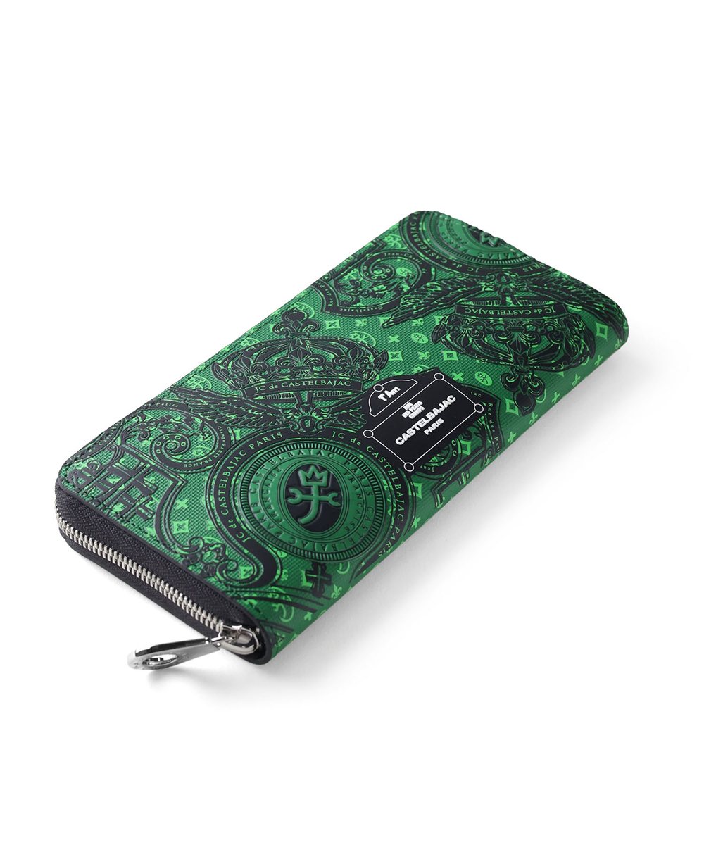 カステルバジャック ヴェルサ ラウンドファスナー長財布 カード段12