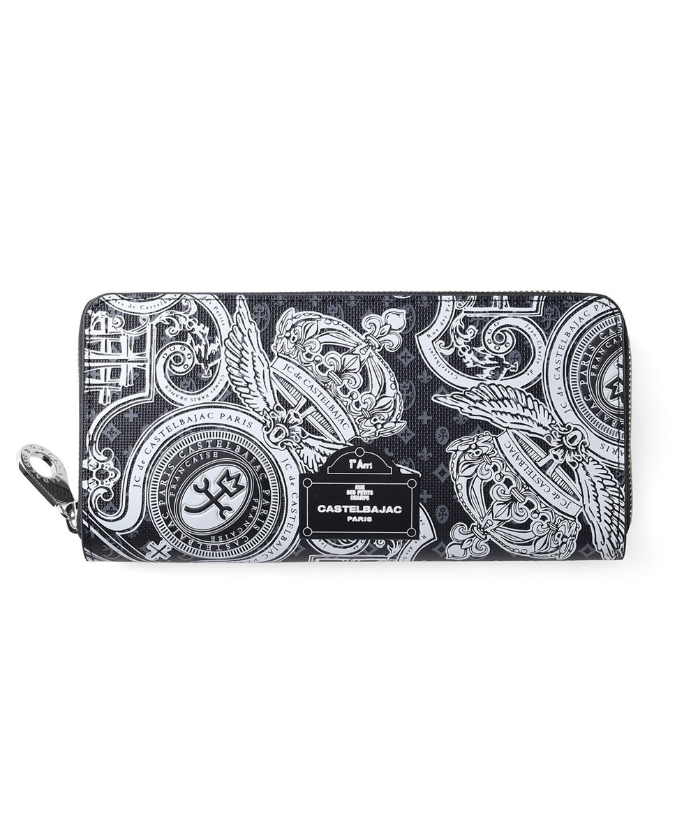 カステルバジャック ヴェルサ ラウンドファスナー長財布 カード段12