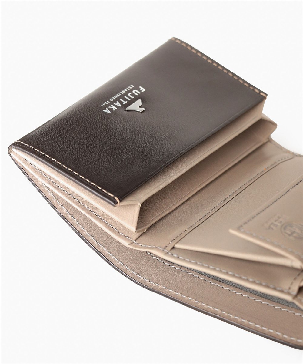フジタカ シティ 三つ折り財布 カード段4