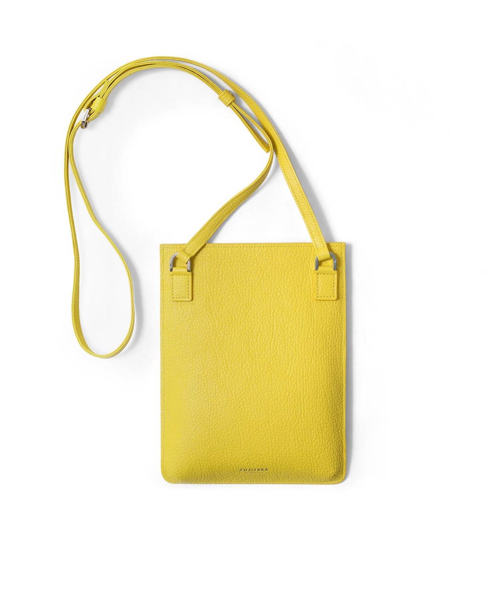 フジタカ シェーブル ゴートレザー スマホショルダーバッグ