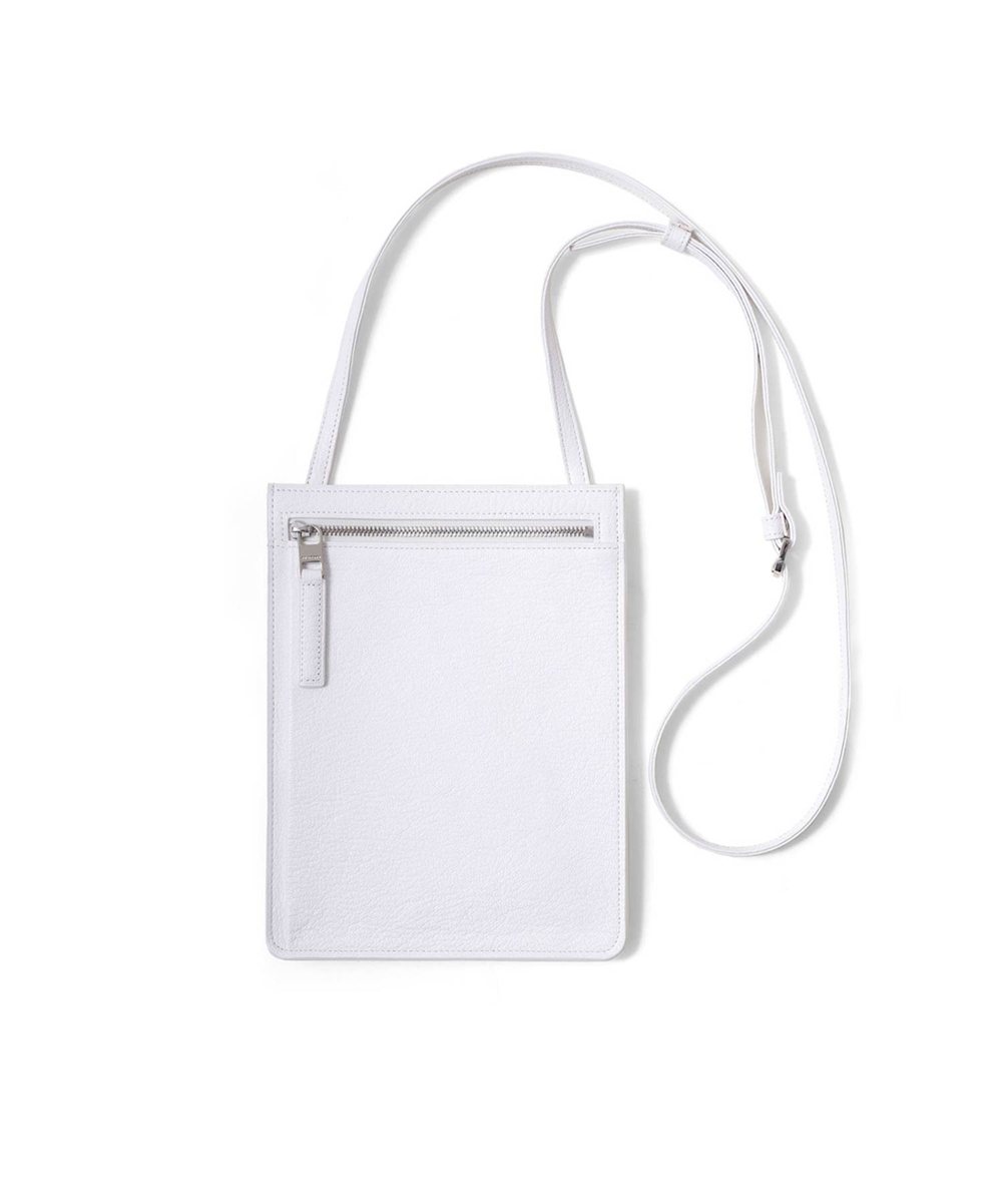 フジタカ シェーブル ゴートレザー スマホショルダーバッグ