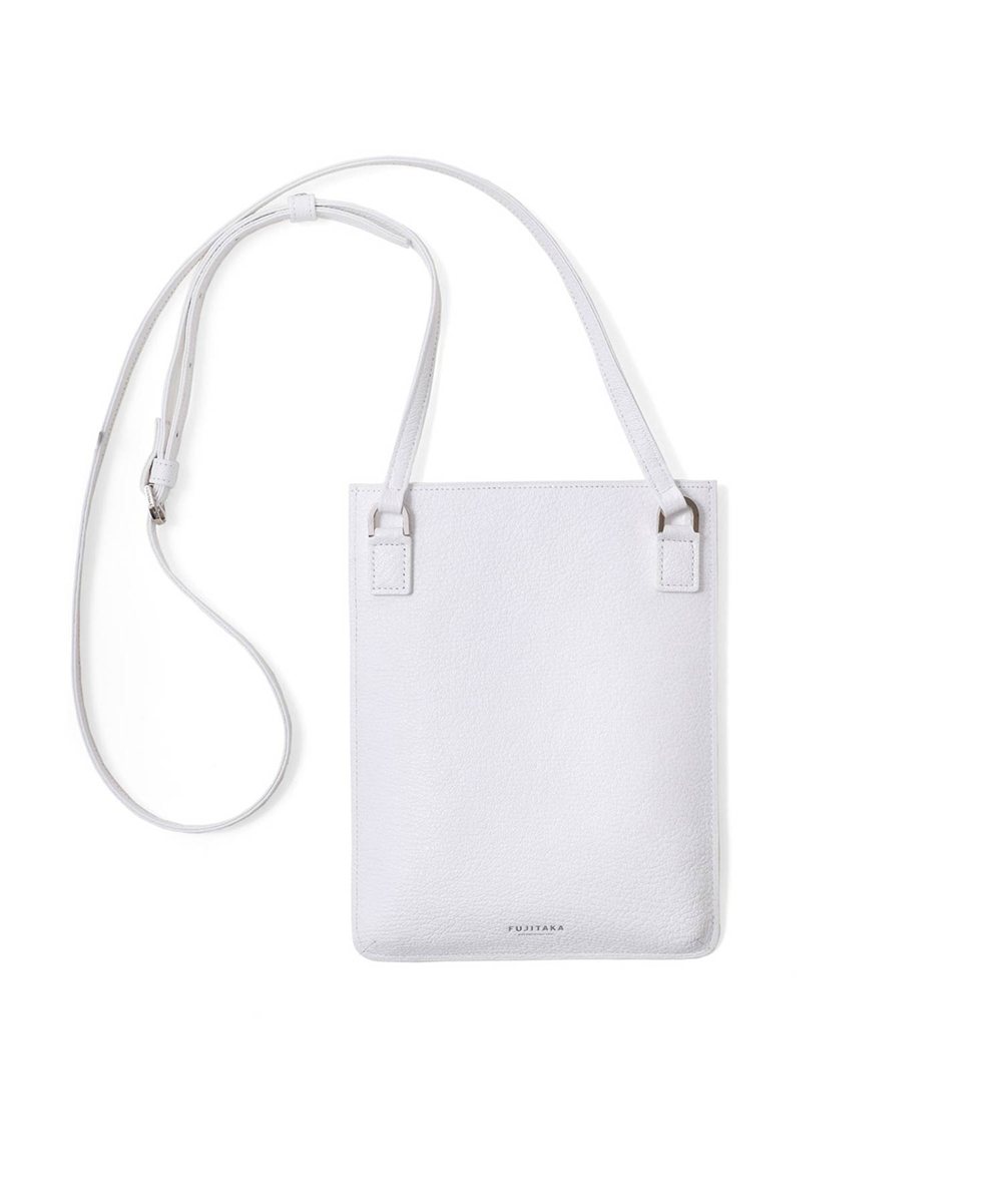 フジタカ シェーブル ゴートレザー スマホショルダーバッグ