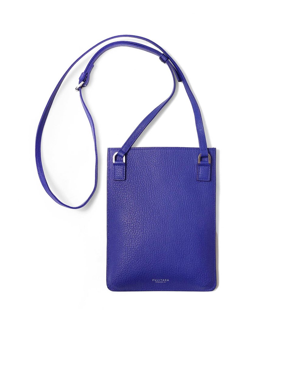 フジタカ シェーブル ゴートレザー スマホショルダーバッグ