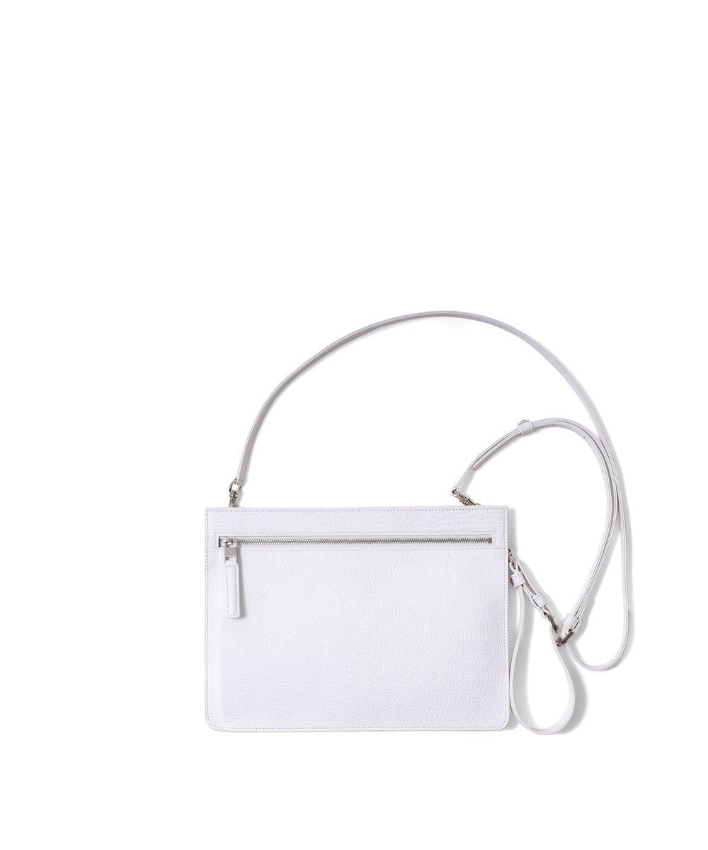 フジタカ シェーブル ゴートレザー クラッチショルダーバッグ