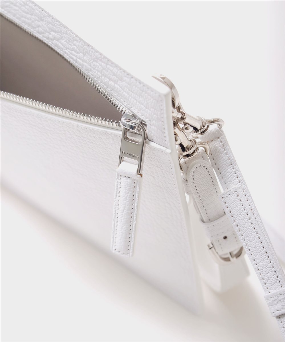 フジタカ シェーブル ゴートレザー クラッチショルダーバッグ