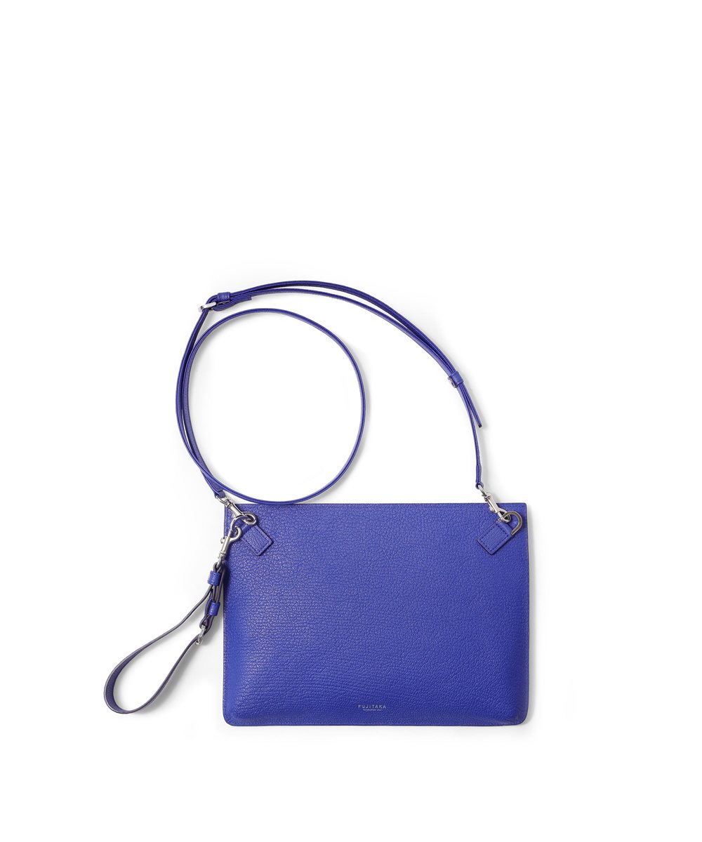 フジタカ シェーブル ゴートレザー クラッチショルダーバッグ