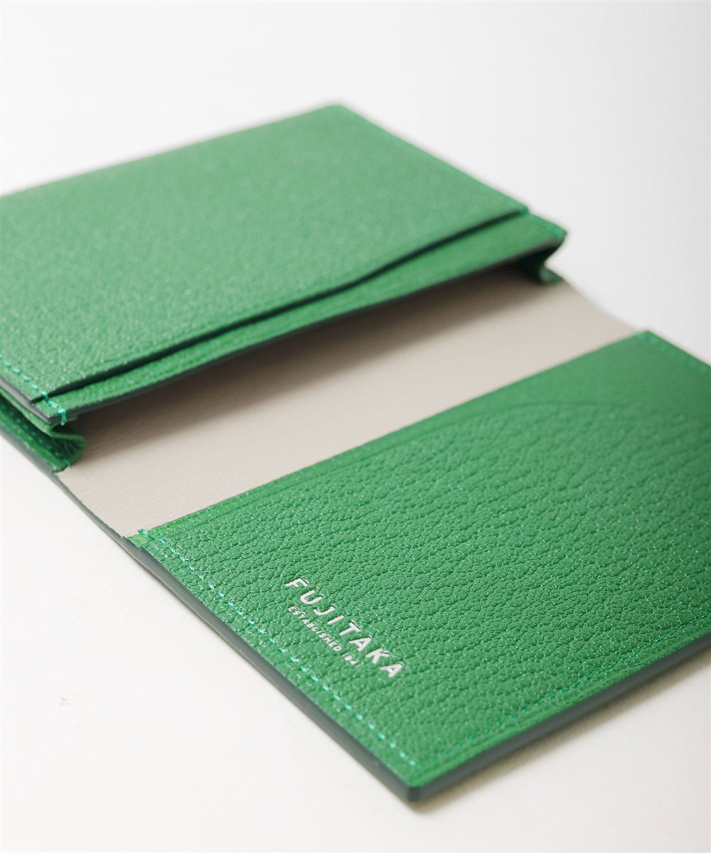 フジタカ シェーブル ゴートレザー 名刺入れ