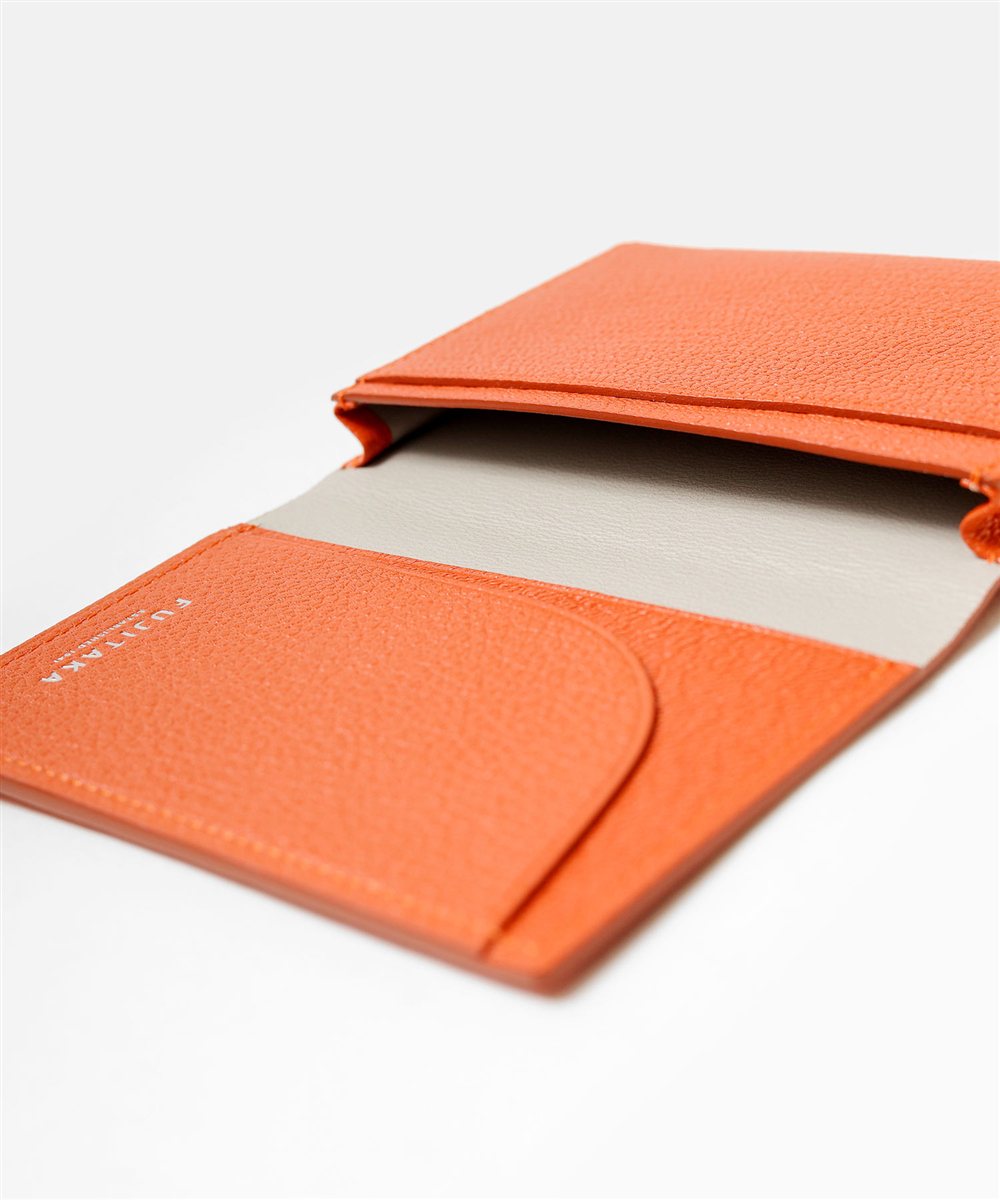 フジタカ シェーブル ゴートレザー 名刺入れ