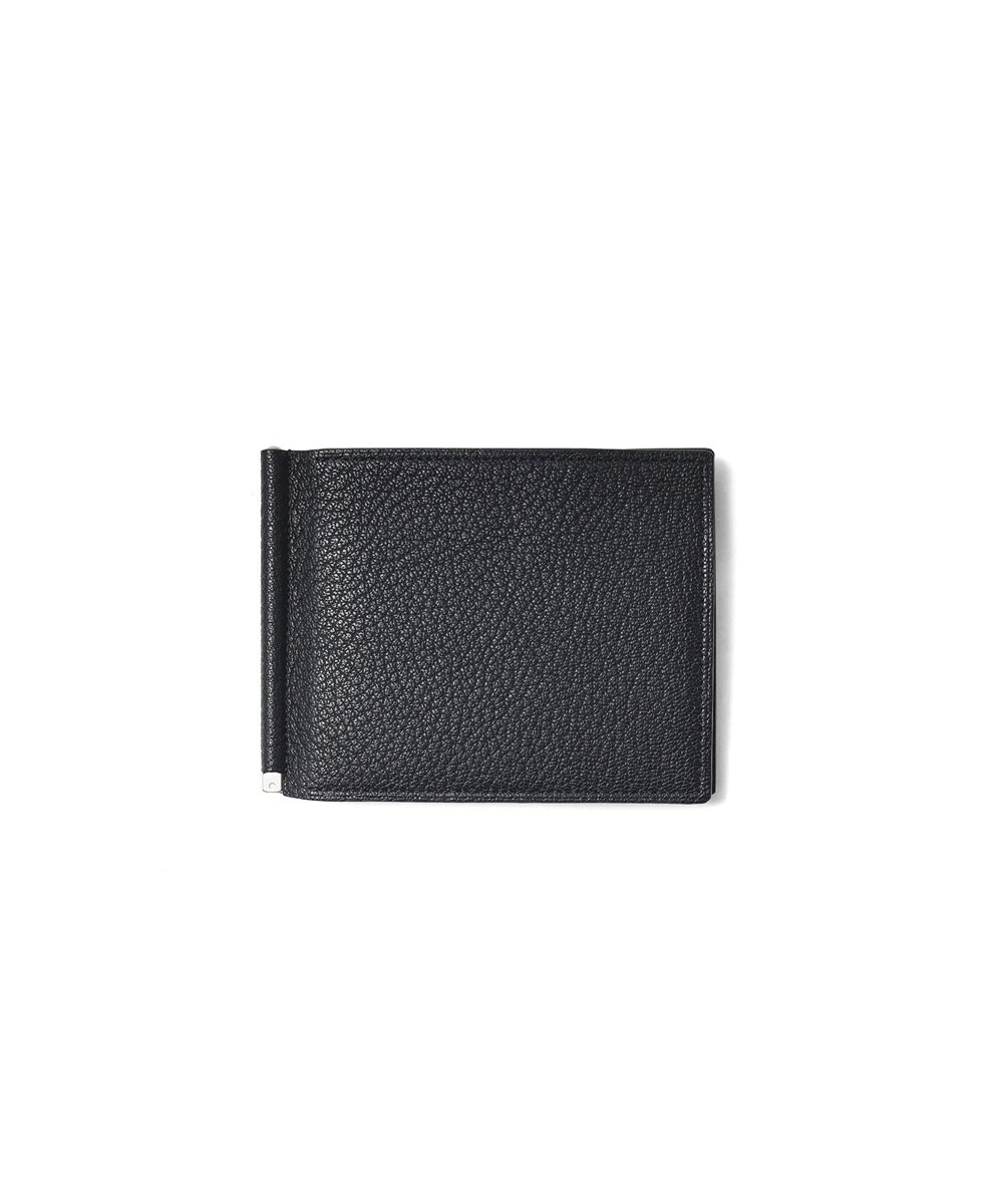 フジタカ シェーブル ゴートレザー マネークリップ カード段8