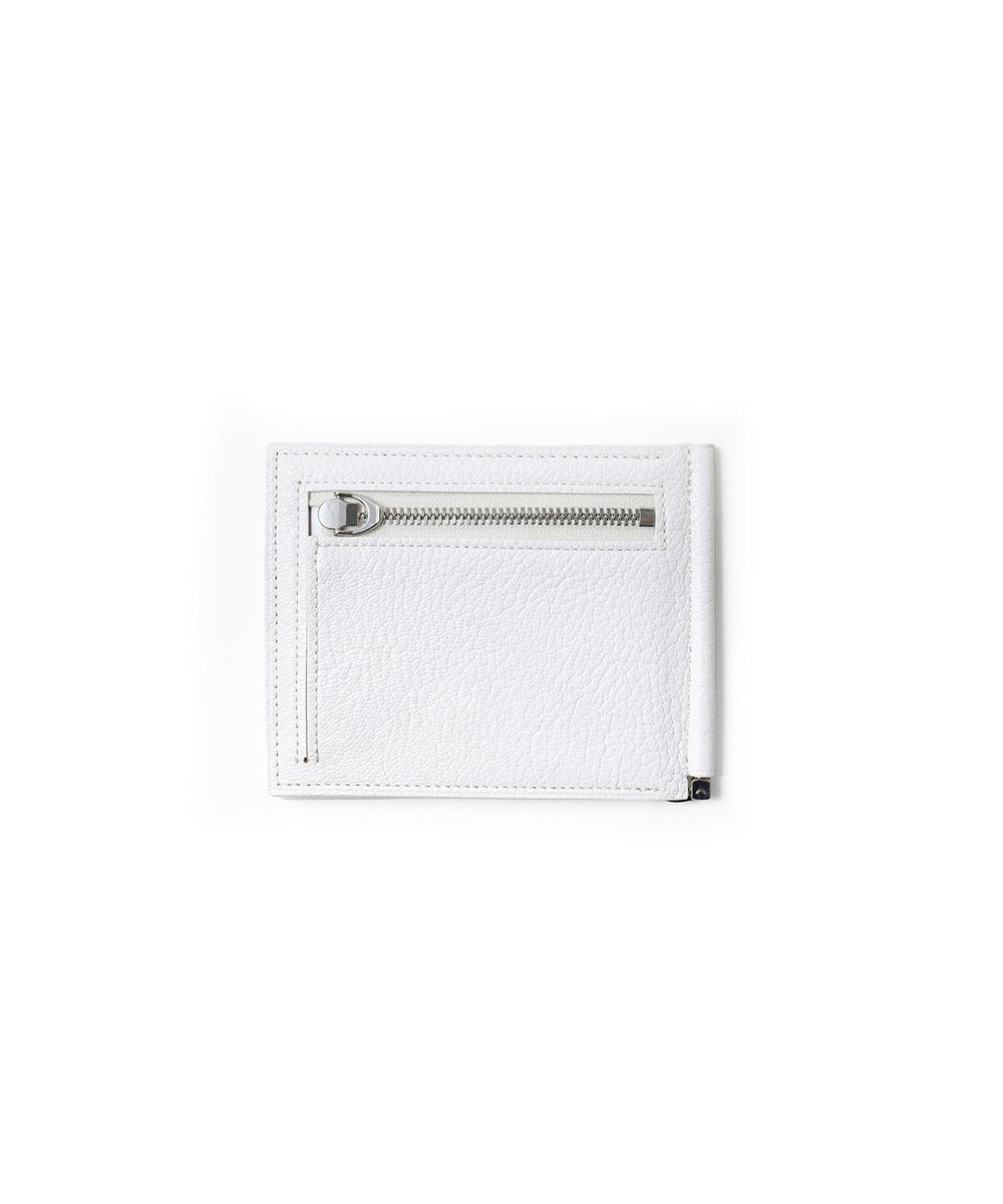 フジタカ シェーブル ゴートレザー マネークリップ カード段8