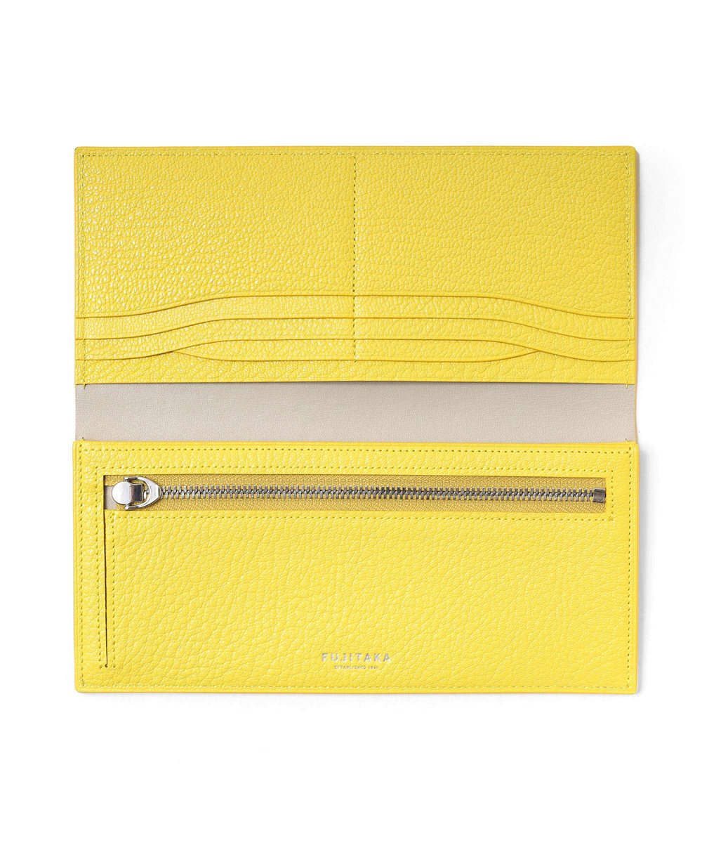 フジタカ シェーブル ゴートレザー 長財布 カード段8