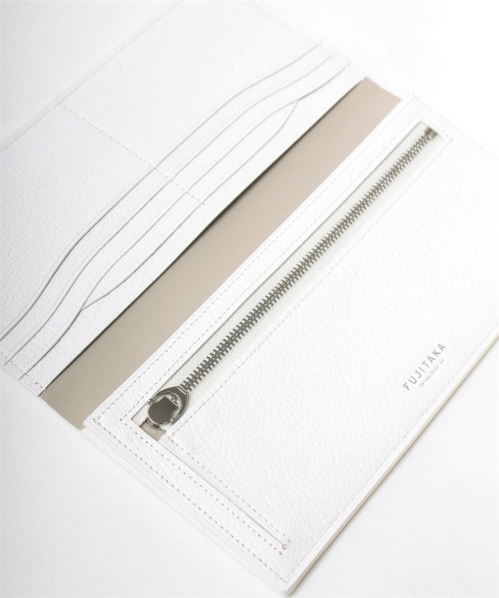 フジタカ シェーブル ゴートレザー 長財布 カード段8