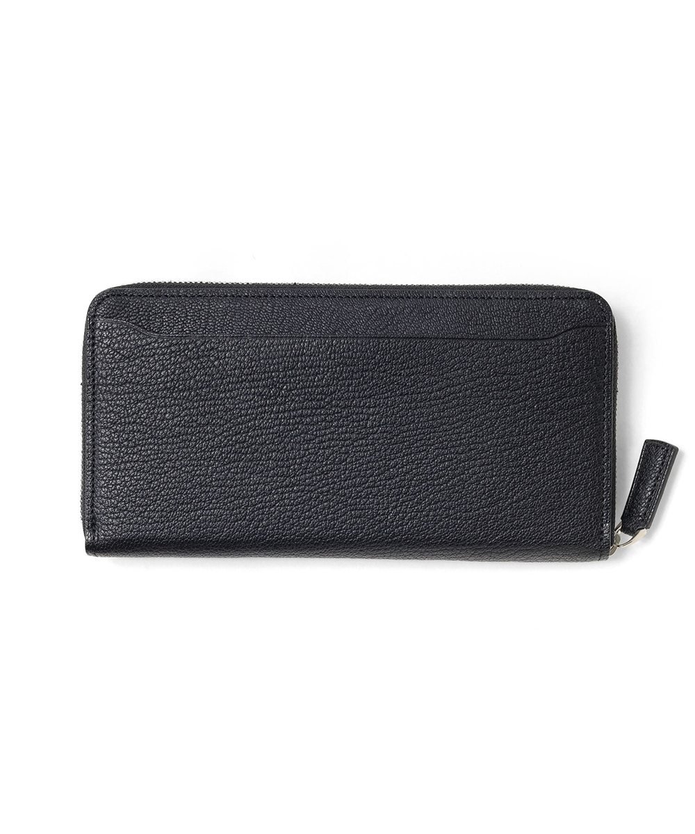 フジタカ シェーブル ゴートレザー ラウンドファスナー長財布 カード段6