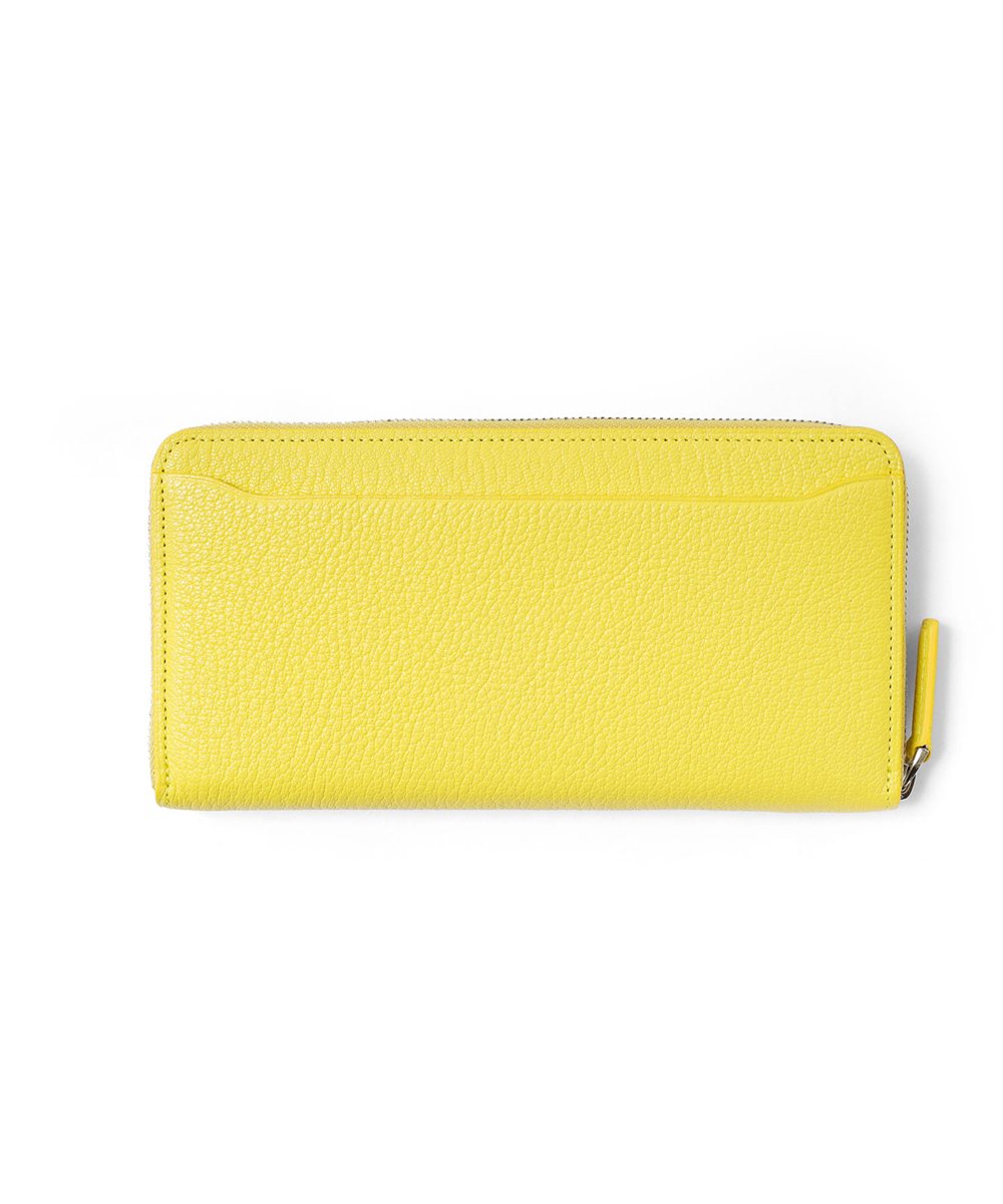 フジタカ シェーブル ゴートレザー ラウンドファスナー長財布 カード段6