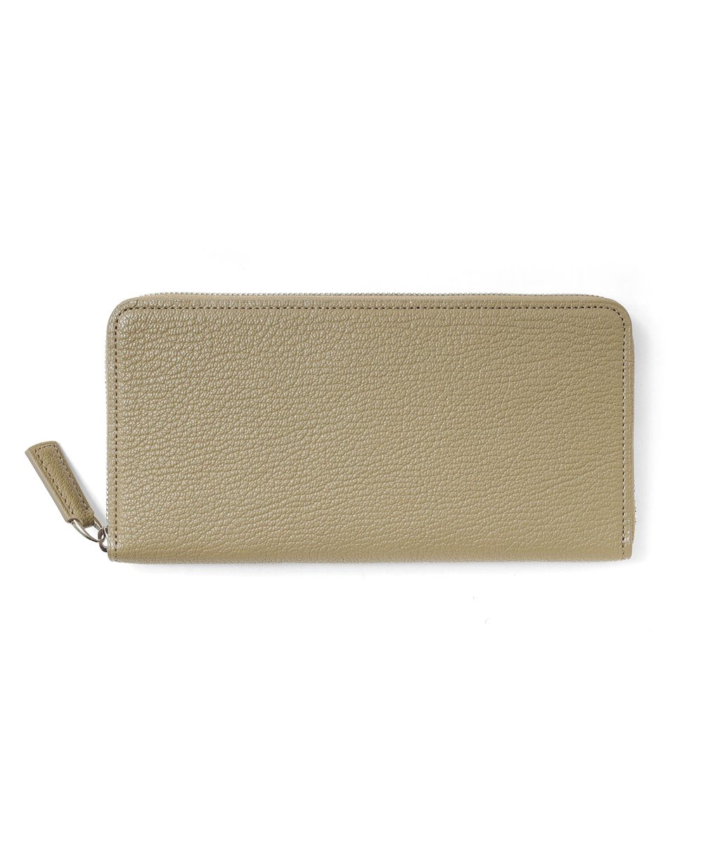 フジタカ シェーブル ゴートレザー ラウンドファスナー長財布 カード段6