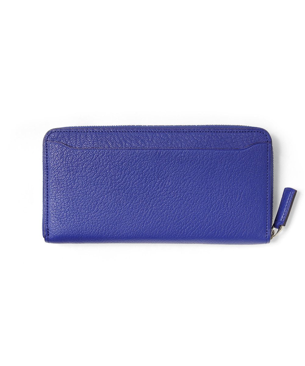 フジタカ シェーブル ゴートレザー ラウンドファスナー長財布 カード段6