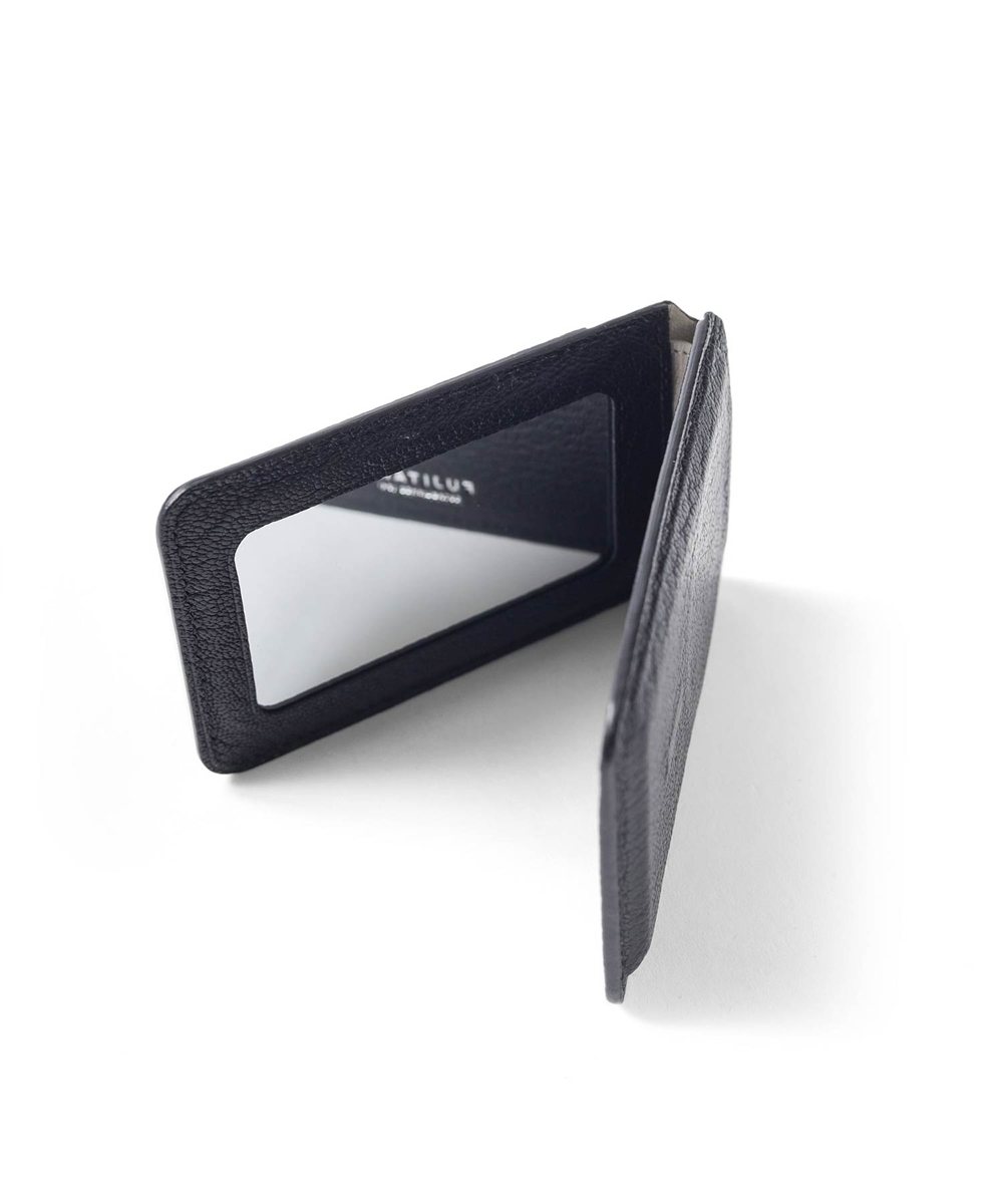 シェーブル ゴートレザー スマホスタンド カードケース