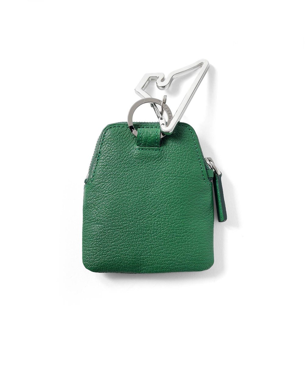 シェーブル ゴートレザー 総革ネックポーチ