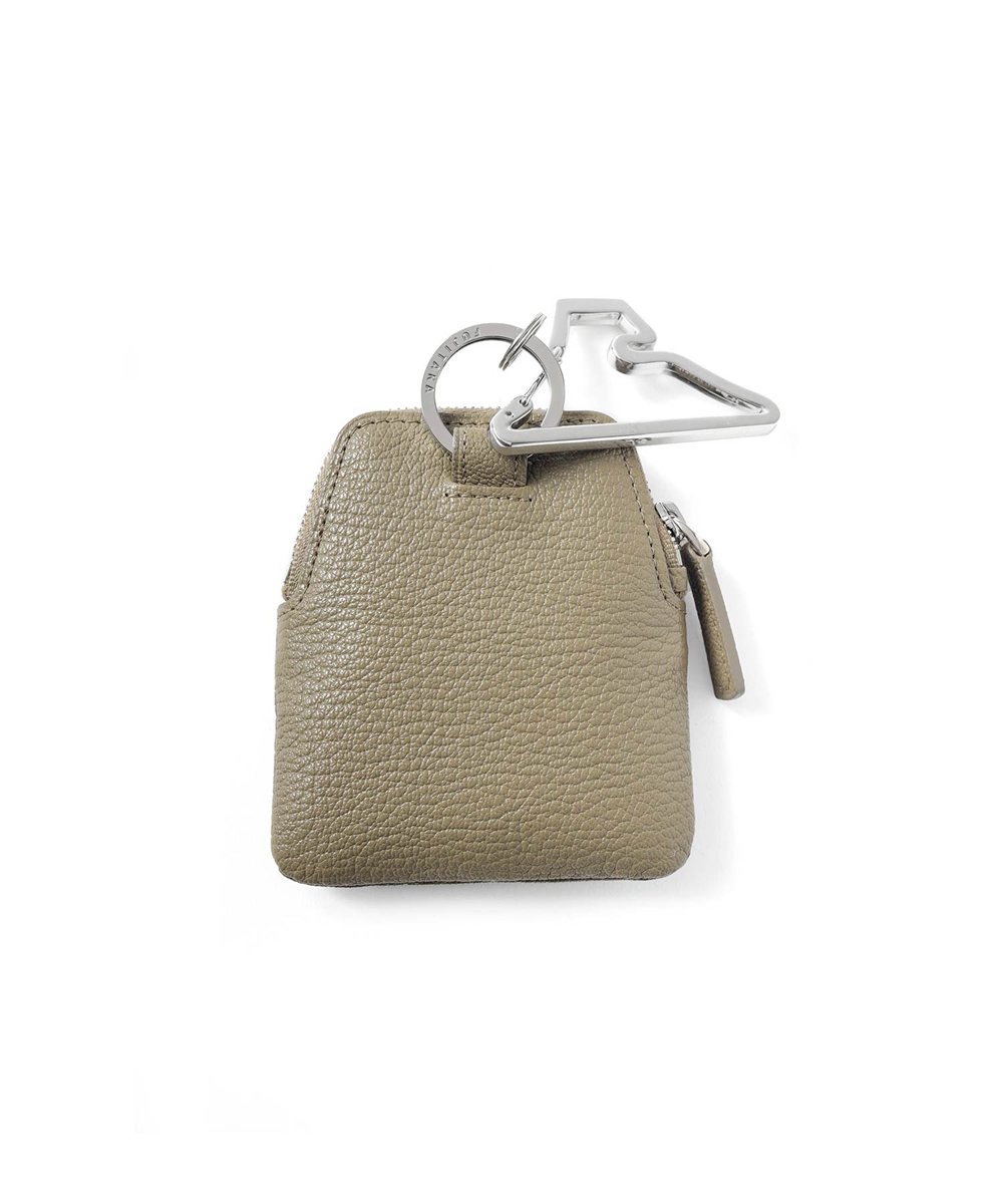 シェーブル ゴートレザー 総革ネックポーチ